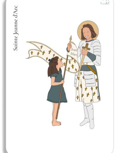 illustration Sainte Jeanne d'Arc