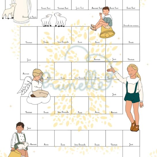 activité Carême Pâques enfant à imprimer